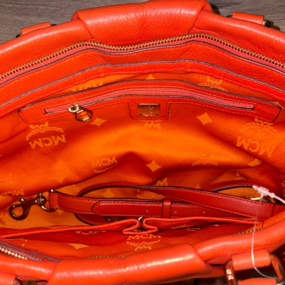 MCM 
Calfskin Ottomar Monogram Tote - Picture 15 of 16